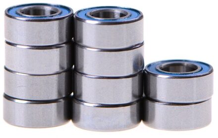 Dubbele Shield Miniatuur Hoge Carbon Staal Lager Onderdelen Flens Wiel Rood