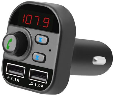 Dubbele Usb Autolader Auto Draadloze Bluetooth MP3 Speler Fm-zender Ontvanger Handsfree Call Ondersteuning Tf