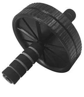 Dubbele Wielen Bijgewerkt Abdominale Druk Wiel Rollers Gym Oefening Apparatuur Voor Body Building Fitness En Gezondheid Massage 22 zwart