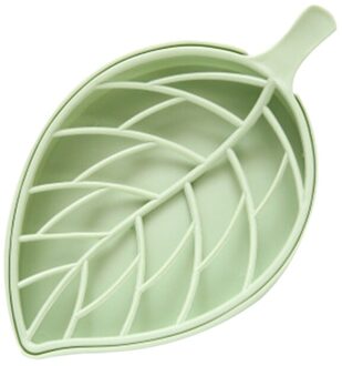 Dubbele Zeepkist Plastic Badkamer Afvoer Zeep Houder Wc Blad Zeep Rack Badkamer Houder Punch-Gratis Zeepkist groen