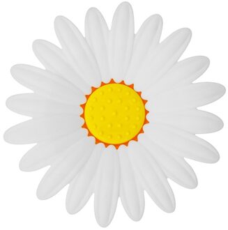 Dubbellaags Afvoer Zeepkist Opbergdoos Bin Container Draagbare Bloem Daisy-Vormige Zeepbakjes Houder Badkamer Benodigdheden wit