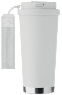 Dubbelwandige 500 ml beker Wit - One size