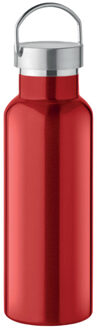 Dubbelwandige 500ml fles florence Rood - One size