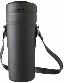 Dubbelwandige Drinkfles met draagriem