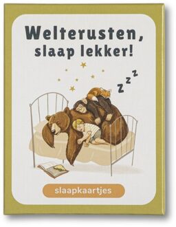 Dubbelzes Uitgeverij Welterusten, Slaap Lekker! - Briljant Uitgeverij - Els van der Wel