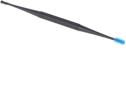 Dubbelzijdig Earpick Zachte Siliconen Spiraal Roterende Ear Wax Cleaner Oren Remover Clean Tool Spiraal Fasshion Blauw