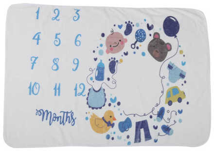 Dubbelzijdig Flanel Baby Baby Fotografie Achtergrond Deken Baby Fotografie Rekwisieten Deken