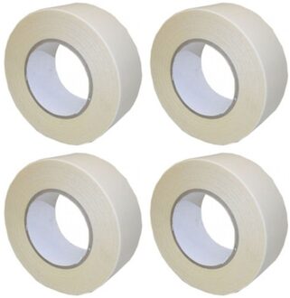 Dubbelzijdig foam tape - 4x - wit - 19 mm x 1,5 m - montagetape