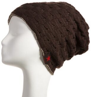Dubbelzijdig Gebruik Vrouwen Hoed Gebreide Herfst Winter Warm Caps mannen Warme Winter Hoeden Chunky Caps Mutsen Bonnet Femme homme donker koffie