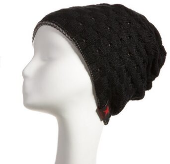 Dubbelzijdig Gebruik Vrouwen Hoed Gebreide Herfst Winter Warm Caps mannen Warme Winter Hoeden Chunky Caps Mutsen Bonnet Femme homme zwart