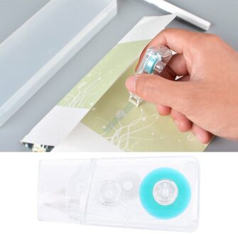 Dubbelzijdig Klevende Roller Lijm Tape Decoratieve Kantoor School Briefpapier Supply