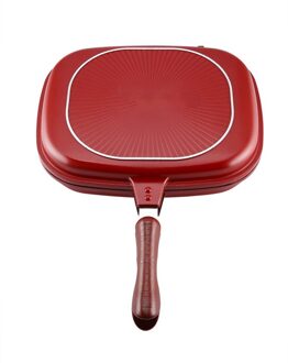 Dubbelzijdig Koekenpan Non-stick Barbecue Koken Tool Stabiel Duurzaam En Betrouwbaar Kookgerei Geschikt Voor Thuis Outdoor