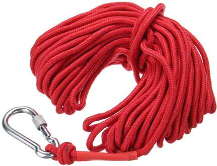 Dubbelzijdig Krachtige Ronde Vissen Magneet Cirkelvormige Ring Haak Salvage Zee Neodymium Magneet Vissen Apparatuur Houder 20m Rope