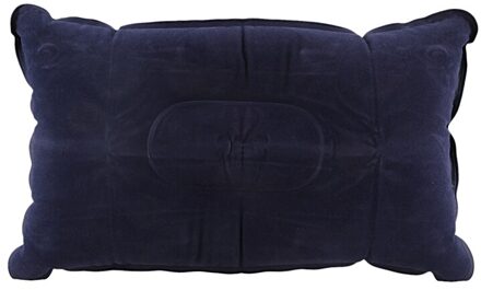 Dubbelzijdig Massaal Kussen Opblaasbare Draagbare Opvouwbare Kussen Voor Camping/Reizen/Kantoor Blauw