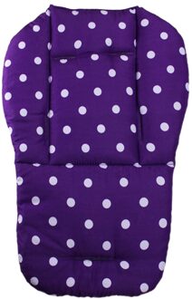 Dubbelzijdig Regenboog Waterdichte Kinderwagen Zitkussen Kleurrijke Zachte Matrassen Rijtuigen Seat Pad Wandelwagen Mat Accessoires paars