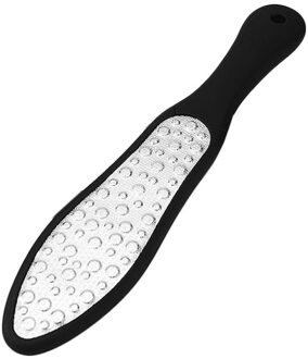 Dubbelzijdig Rvs Slijpen Voetverzorging Exfoliërende Borstel Schoonheid Voeten Pedicure Eelt Verwijderen Voet File Gereedschap