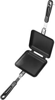 Dubbelzijdig Sandwich Pan Non-stick Opvouwbare Grill Koekenpan Voor Brood Toast Ontbijt Machine Waffle Pancake Keuken levert
