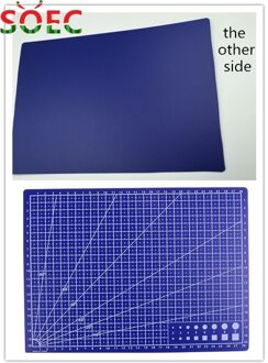 ! Dubbelzijdig Snijden Mat A4 Cut Pad Patchwork Tool Handgemaakte Snijden Plaat Dark Schoolbenodigdheden 22x30cm blauw