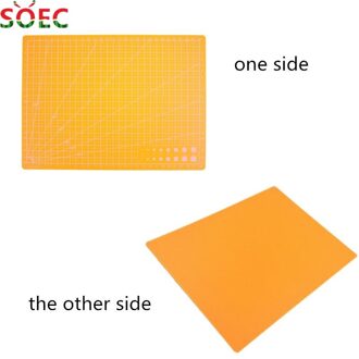 ! Dubbelzijdig Snijden Mat A4 Cut Pad Patchwork Tool Handgemaakte Snijden Plaat Dark Schoolbenodigdheden 22x30cm geel