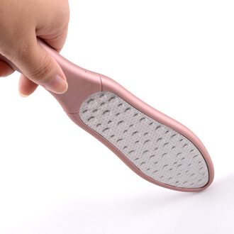 Dubbelzijdig Voetrasp Foot File Eelt Remover Schuren Rasp File Cuticle Footholds Schraper Pedicure Voor Benen Huid Removal Tools Goud