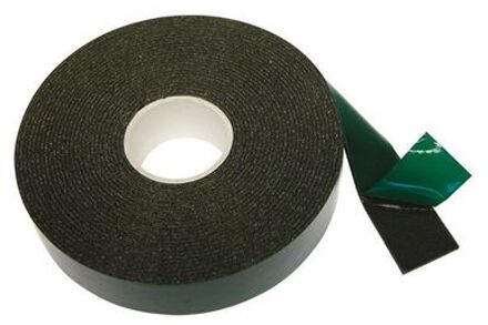 Dubbelzijdige foam tape 5 meter - Tape (klussen) Zwart