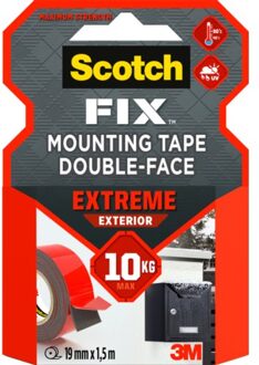 Dubbelzijdige plakband Scotch montage 19mmx1.5m extreme