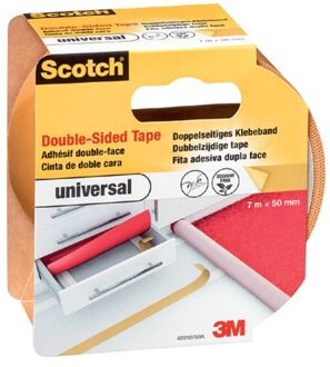 Dubbelzijdige plakband Scotch universeel 50mmx7m