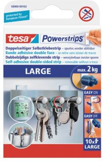 Dubbelzijdige powerstrip Tesa large 2kg