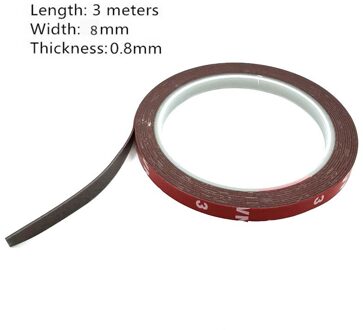 Dubbelzijdige Tape 3M Acryl, vhb Adhesive Dubbelzijdig Tape Waterdichte Residentiële Hergebruik Kantoor Auto Decoratie Tap 5mm width