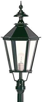 Dublin lantaarnpaal van gegoten aluminium, zwart transparant