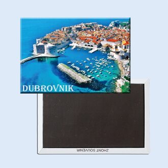 Dubrovnik Koelkast Magneten 21508 Toeristische Souvenir Van Populaire Toeristische Bestemming, Kroatische Stad Op De Adriatic Zee