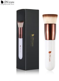 Ducare Professionele Foundation Kwast Vloeibare Platte Borstels Voor Gezicht Make-Up Set Gereedschap Schoonheid Essentiële Make Up Borstels