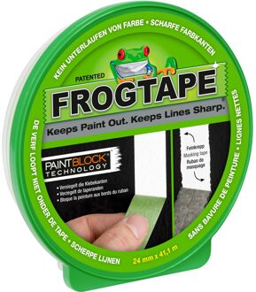 Duck Frogtape - groen - 24 mm x 41M - binnen/buiten - Afplaktape/schilderstape