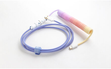 Ducky Coiled Cable V2 - Afterglow Kabel