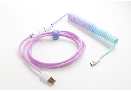 Ducky Coiled Cable V2 - Azure Kabel