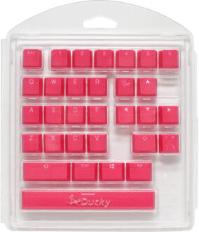 Ducky Red Rubber Gaming Keycap Set Keycaps