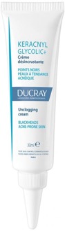 Ducray Gezichtscrème Ducray Keracnyl Glycolic+ Unclogging Cream 30 ml