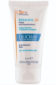 Ducray Zonnebrandcrème Ducray Keracnyl UV Anti-Blemish Fluid SPF 50 50 ml