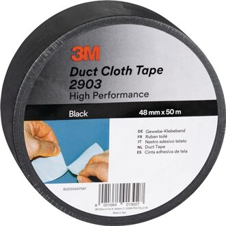 Duct Cloth Tape 2903 / High Performance - zwart