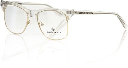 Duidelijke Acetaat Gouden Rand Bril Mosterdgeel