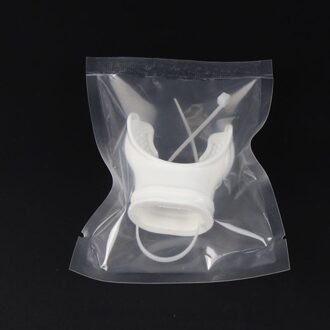 Duik Buis Snorkel Siliconen Clear Onderwater Duiken Buis Snorkel Mondstuk Regulator Outdoor Zwemmen Accessoires wit