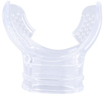 Duik Buis Snorkel Siliconen Clear Onderwater Duiken Buis Snorkel Mondstuk Regulator Zwemmen Accessoires TP