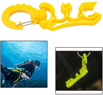 Duiken 3 Regulator Bcd Slang Houder Retainer Bcd Clip Regulator Retainer Gesp Haak geel