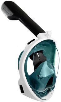 Duiken Masker Full Face Snorkelen Masker Onderwater Anti Fog Snorkelen Duiken Masker Voor Zwemmen Onderwatervissers Duik groen / S/m