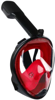 Duiken Masker Full Face Snorkelen Masker Onderwater Anti Fog Snorkelen Duiken Masker Voor Zwemmen Onderwatervissers Duik rood / S/m