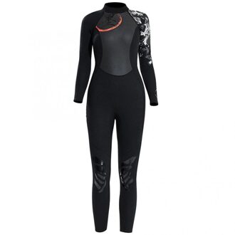 Duiken Pak 1.5 Mm Ademend Duiken Wetsuit Een Stuk Lange Mouw Unisex Surfen Zwemmen Zeilen Kleding Duikuitrusting zwart S