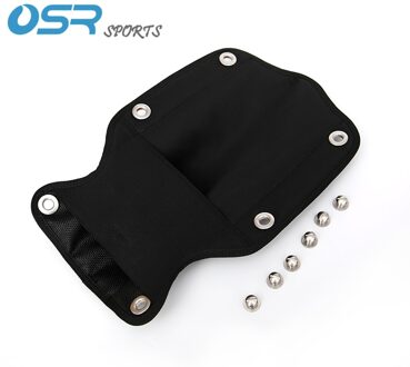 Duiken zachte rugzak pad met 6 sets van roestvrijstalen bouten fit Aluminium rvs Carbon fiber backplate