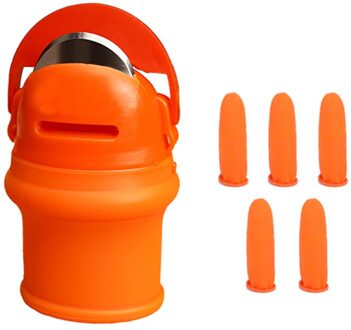 Duim Cutter Tuingereedschap Snoeischaar Tuin Plukken Planten Groenten Separator Vinger Tool Multifunctionele Keuken Cutter L Rubber fingerstall