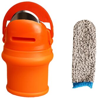 Duim Cutter Tuingereedschap Snoeischaar Tuin Plukken Planten Groenten Separator Vinger Tool Multifunctionele Keuken Cutter M met 1 fingerstall