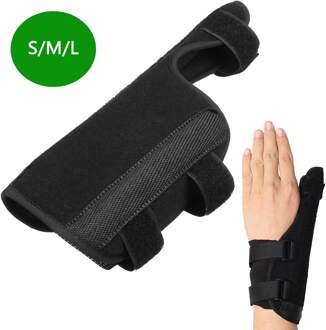 Duim Spica Pols Spalk Brace Polssteun Carpaal Tunnel Medische Polssteun Brace Ondersteuning Pads links hand- / L